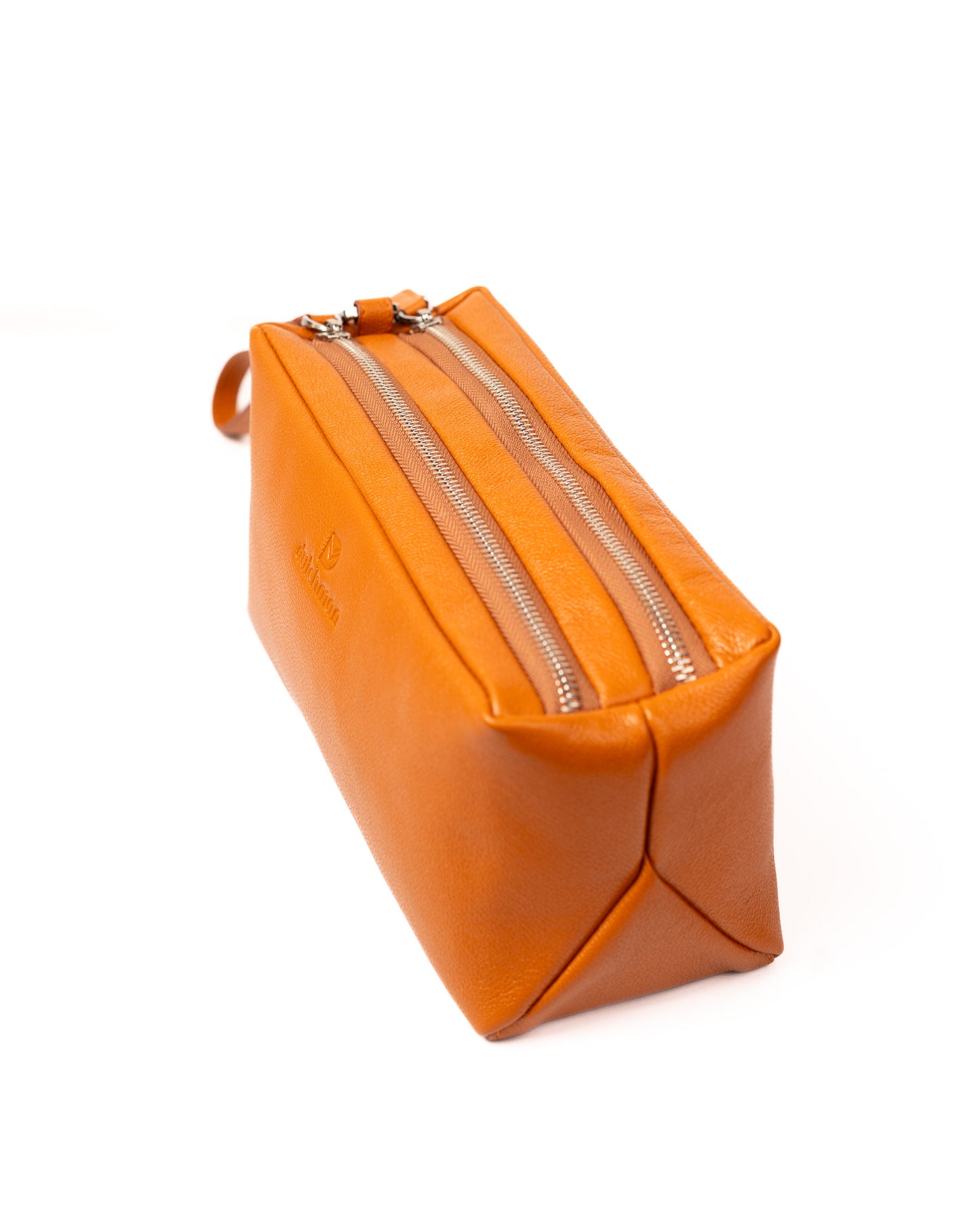 The Hatch – Double Compartment Orange Travel Pouch