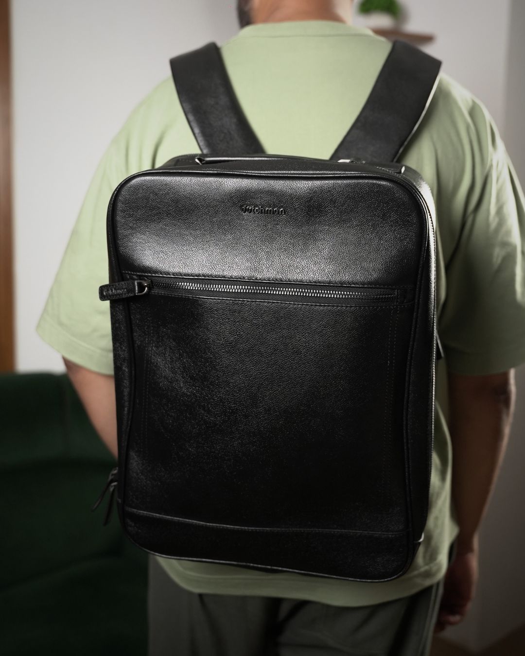 The Catalyst  Backpack - Gun Metal Wtih Nappa Leather