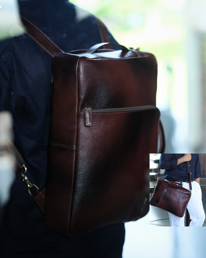 The Morphe Convertible Bag By Dutchman ( Backpack + Executive Bag )