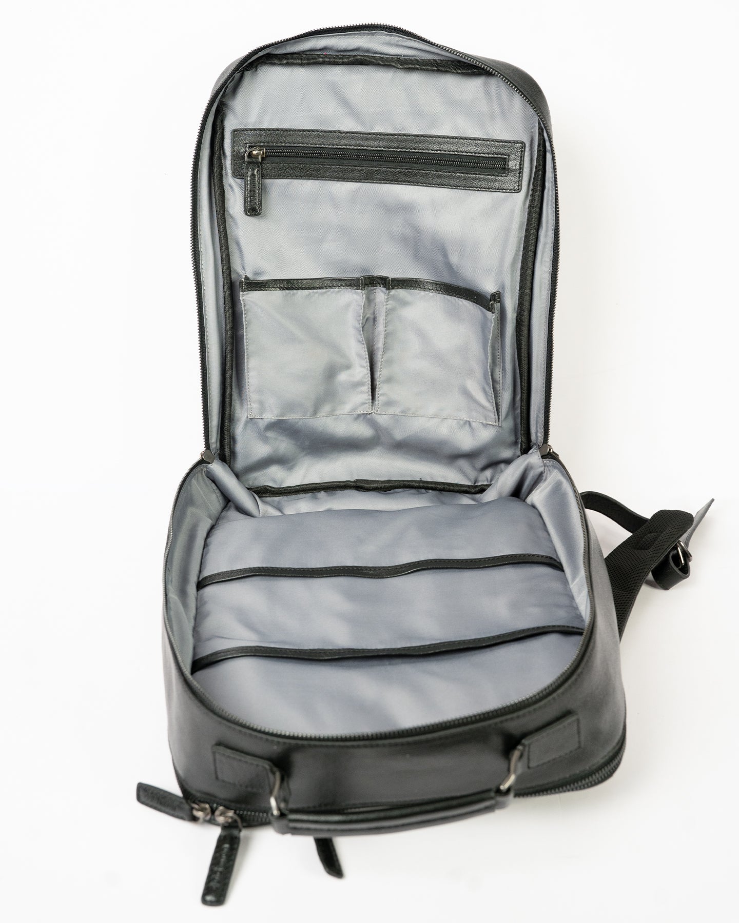 The Catalyst  Backpack - Gun Metal Wtih Nappa Leather