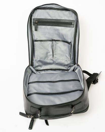 The Catalyst  Backpack - Gun Metal Wtih Nappa Leather