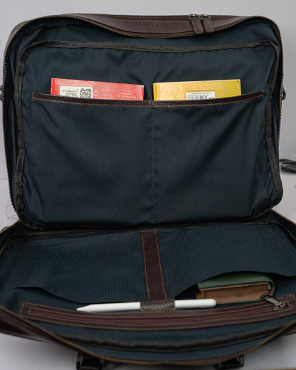 Quantum Dual Zipper Briefcase